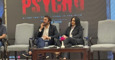 Meera and Shaan Shahid at the Psycho film press conference