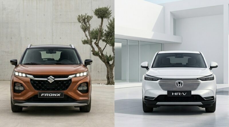 Comparing the new Suzuki Fronx vs Honda HRV in Pakistan.